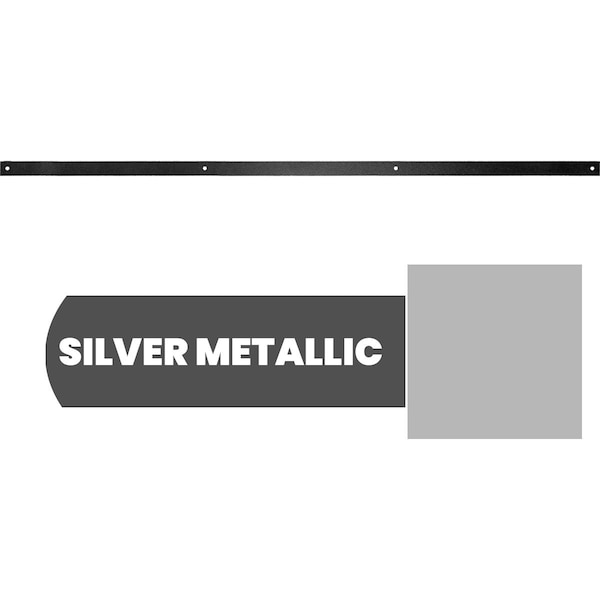 Ekena Millwork Exterior Dummy Rollers Series 7' Track, Silver Metallic GB6004ET71 - main